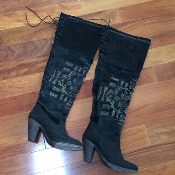 Cobra Society SOLD OUT Over the Knee OTK Boot - Picture 2 of 8